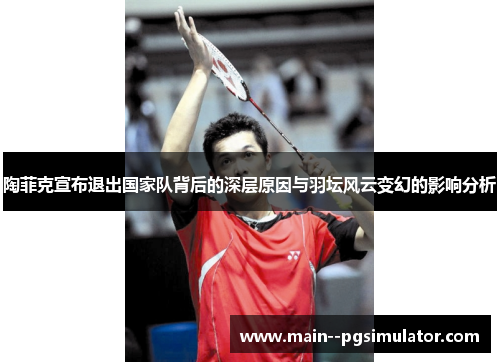 陶菲克宣布退出国家队背后的深层原因与羽坛风云变幻的影响分析